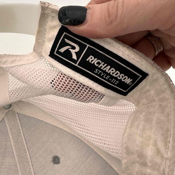 Lane Frost Bullrider Rodeo Western Richardson Light Grey Adjustable Hat - Picture 6 of 8